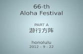 Aloha festival之游行方阵