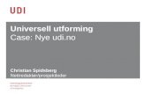 Universell utforming: Case nye udi.no