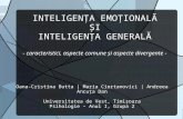Inteligenta emotionala si Inteligenta Generala