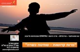 הודו - מצגת כנס עם הפנים לנמר - הקמת תשתיות בהודו - אמנון שחרור באוניברסיטת תל אביב