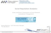 Social Reputation Analytics- Big Data Analytics Conference 2013