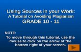 10 plagiarism tutorial2012