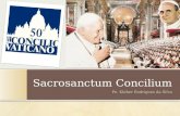 Sacrosanctum concilium 50anos
