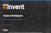 [AWS re:invent 2013 Report] Amazon WorkSpaces