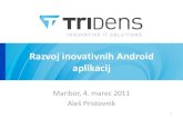 Razvoj inovativnih Android aplikacij