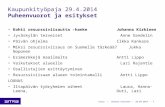Kaupunkityöpaja I 29.4.2014 Jyväskylä: Johanna kirkinen