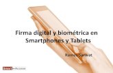 Firma digital y biométrica en dispositivos móviles