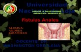 Fistulas anales