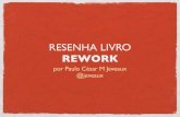 Resenha Rework por Jeveaux