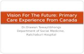 Vision For The Future: Primary Care Experience From Canada