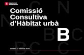 SSTG Comissió Consultiva d'Hàbitat Urbà Abril 2014