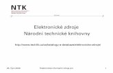 Elektronické zdroje NTK, Portál TECH (Andrea Kučerová)
