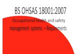 อบรม ข้อกำหนด OHSAS18001