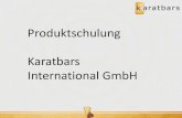 (GERMAN) KARATBARS INTERNATIONAL PRODUCTS