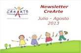 Newsletter CreArte julio  / agosto 2013