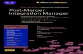 Post Merger Integration Manager