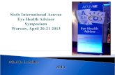 Sixth international acuvue eye health advisor symposium