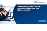 Webinar: Unterstützung der SAP BW Integrierten Planung mit AGIMENDO.edit