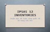 Ipsas 12 inventories