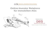 Online-Investor Relations für Immobilien-AGs