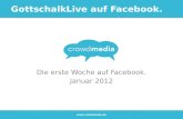 Gottschalk Live auf Facebook - Woche 1