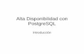 Alta Disponibilidad con PostgreSQL