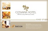 Case Study   - Tái thiết kế nhận diện thương hiệu khách sạn 3 sao COSIANA