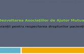 Asociatii de Ajutor Mutual - garantii pentru respectarea drepturilor pacientilor
