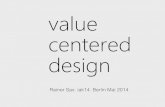 value centered design