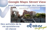 Google Maps Street View pour l'apprentissage des langues
