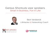 Genius Shortcuts voor sprekers : PSA Belgiumsa Belgium   Bert Verdonck Nl