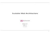 Scalable web architecture