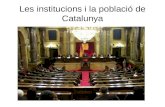 Institucions i població de Catalunya