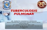 TUBERCULOSIS PULMONAR. DR. CASANOVA