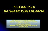Neumonia intrahospitalaria. Dr. Casanova