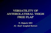 Versatility of anterolateral thigh free flap n. rajacic md
