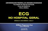 aula de Ecg no hospital geral eletrocardiograma