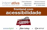 Frontend com Acessibilidade - FrontInSampa - Nov. 2012