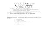Irrigation gravitaire