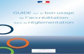 Guide accreditation dans reglementation octobre 2011