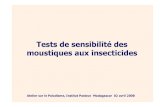 Tests de sensibilité des moustiques aux insecticides