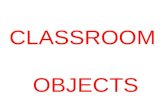 Classroom objects.1º
