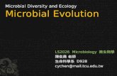 Microbial diversity and ecology: Microbial evolution