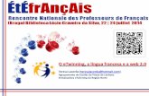 O eTwinning, a língua francesa e a web 2.0
