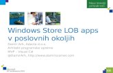 Windows Store LOB Apps v poslovnih okoljih
