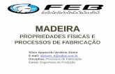 Madeira (Propriedades, Processos de Fabricação e Aplicações)