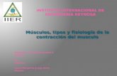 Musculo, tipos y fisiologia de la contraccion del musculo