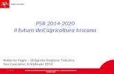 PSR 2014-2020 Il futuro dell'agricoltura toscana