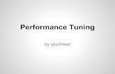 Performance tuning