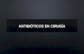Antibióticos y analgésicos en cirugía